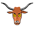 Bull face 2