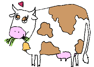 Cow eats 3