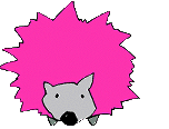 Pink hedgehog