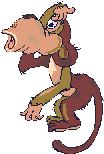 Monkey thinks