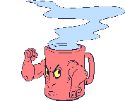 Cup with muscles