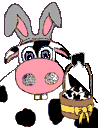 Easter cow