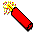 Firecracker explodes
