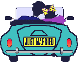 Just married car 3