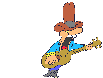 Cowboy sings