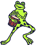 Frog with drums