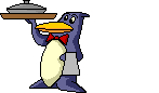Penguin waiter