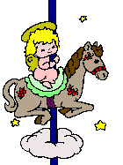 Angel on horse