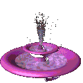 Purple fountain