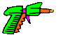 Green ray gun